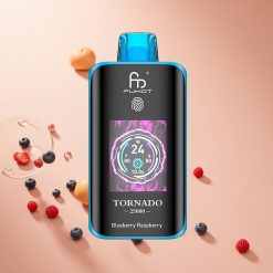 Áfonya-Málna Fumot Tornado 25000 Puffs hungary wholesale HD Kijelzővel