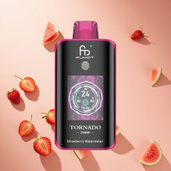 Eper-Görénydinnye Fumot Tornado 25000 Puffs hungary wholesale HD Kijelző és 700mAh Akku