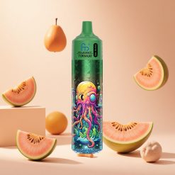 Görögdinnye Sárgadinnye Fumot RandM Tornado 30000 Puffs 30mL előre töltött hungary wholesale LED kijelző