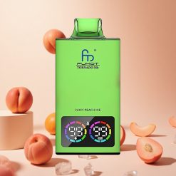 Jucy Peach Jég Fumot Tornado 35000 hungary wholesale Dual Mesh Coil és USB-C