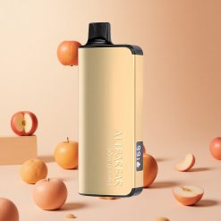 Kettős Alma Alibarbar Ingot 9000 Puffs hungary wholesale 22ml e-folyadékdel és LED Kijelzővel