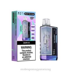 MOTI Beast Pro eldobható vape (5%, 10000 fújás) szőlőjég BP2P645 Moti Play Vape